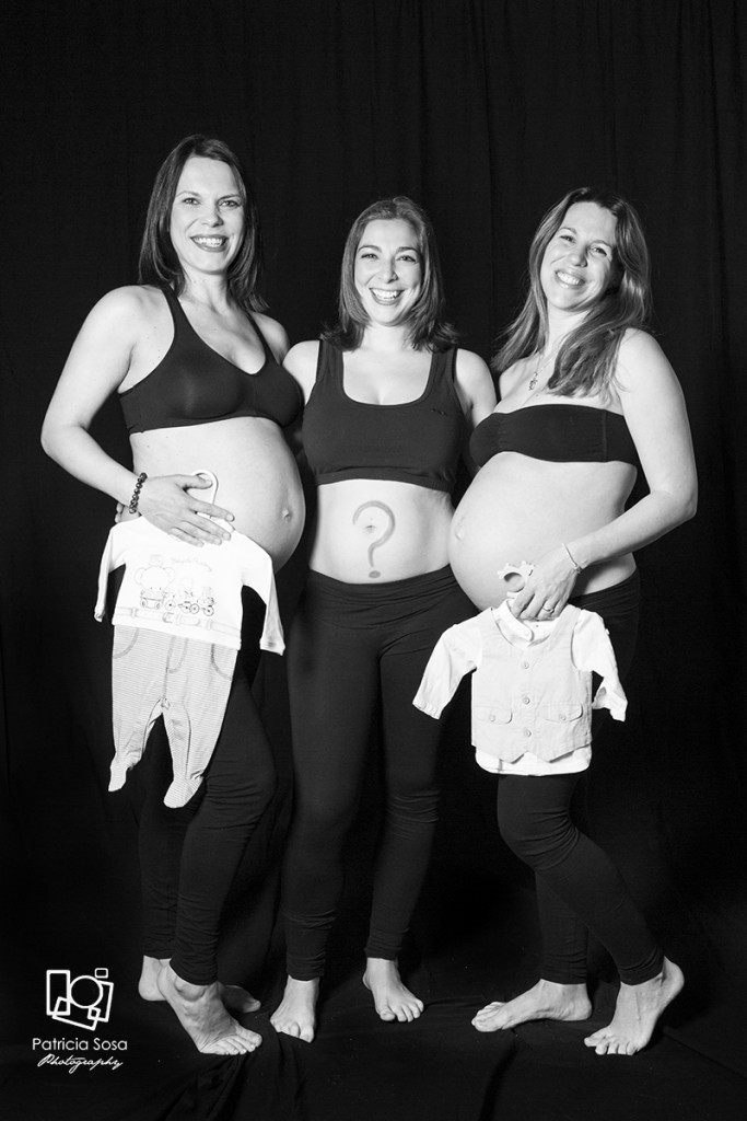 tres embarazadas byn